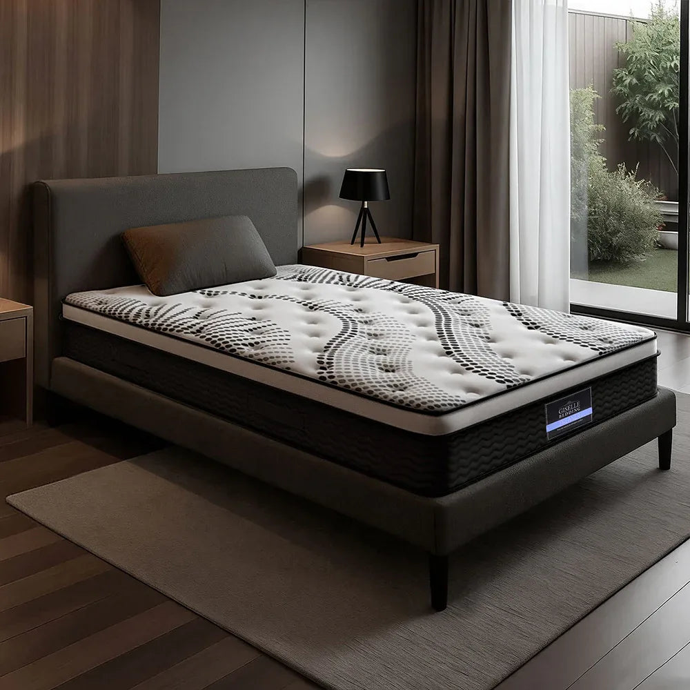 Giselle Bedding 32cm Mattress Euro Top Single - Mekamart Australia
