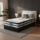 Giselle Bedding 34cm Mattress Euro Top Pocket Spring Single - Mekamart Australia