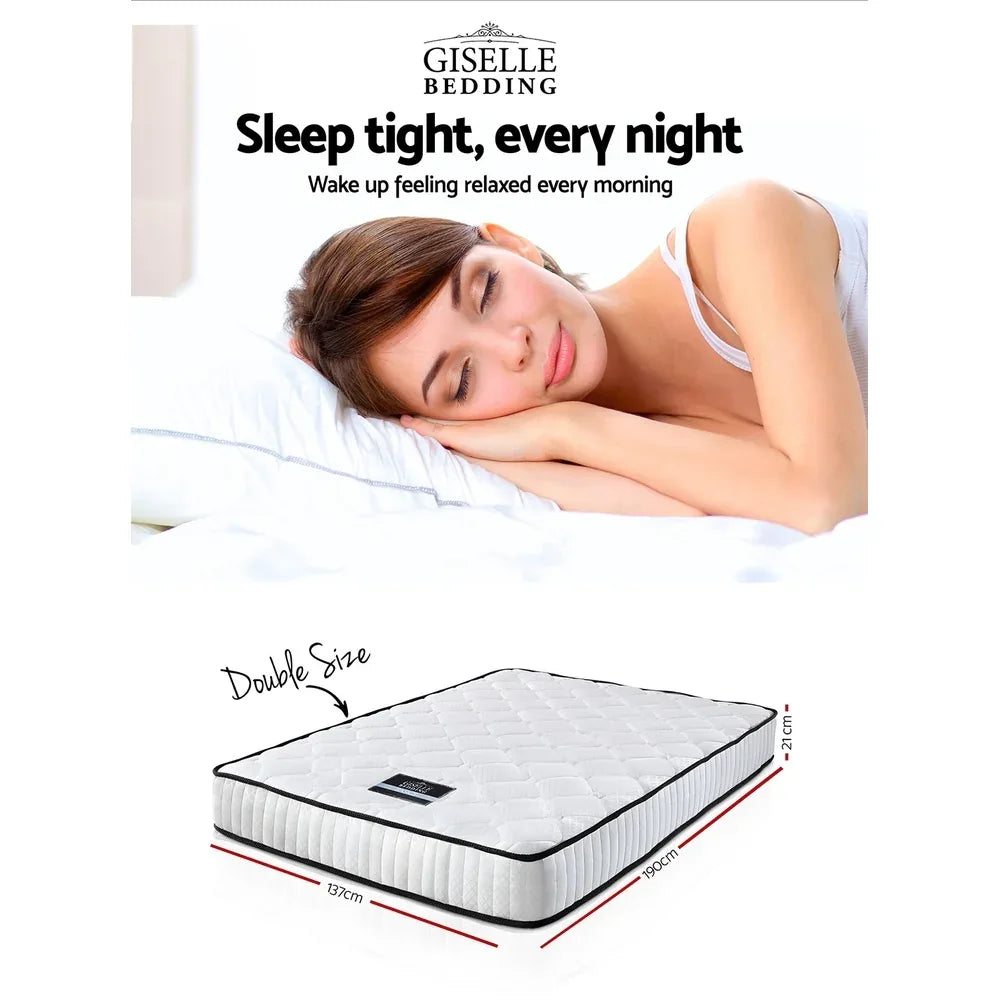 Giselle Bedding 21cm Mattress Tight Top Double - Mekamart Australia