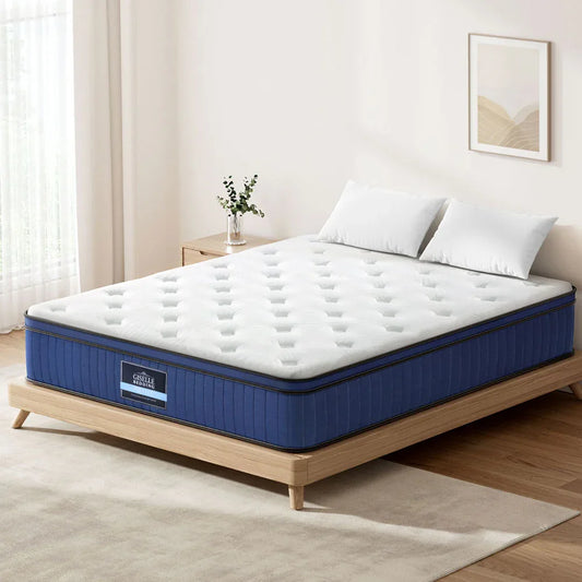 Giselle Bedding 34cm Mattress Cool Gel Memory Foam 7 Zone Double - Mekamart Australia