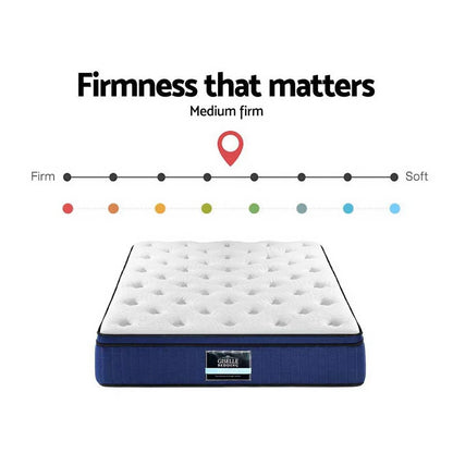 Giselle Bedding 34cm Mattress Cool Gel Memory Foam 7 Zone Double - Mekamart Australia
