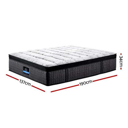 Giselle Bedding 34cm Mattress 9 Zone Latex Foam Double - Mekamart Australia