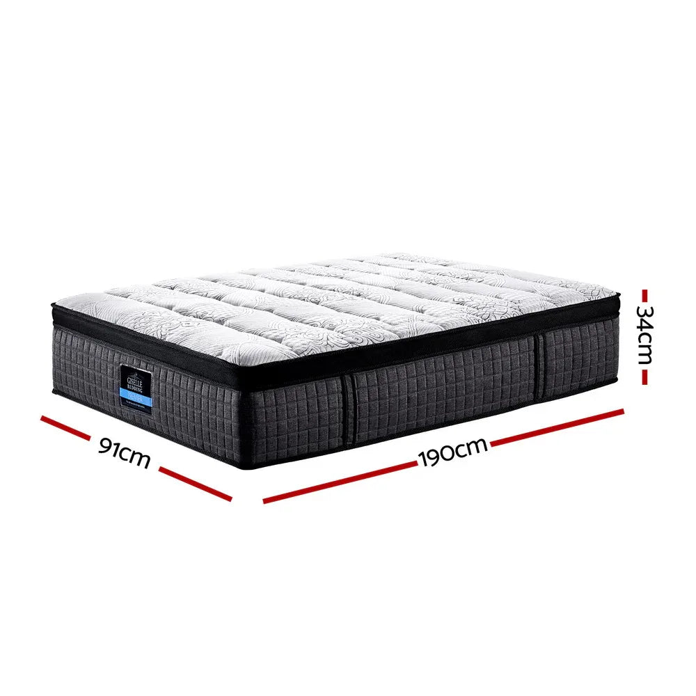 Giselle Bedding 34cm Mattress 9 Zone Latex Foam Single - Mekamart Australia