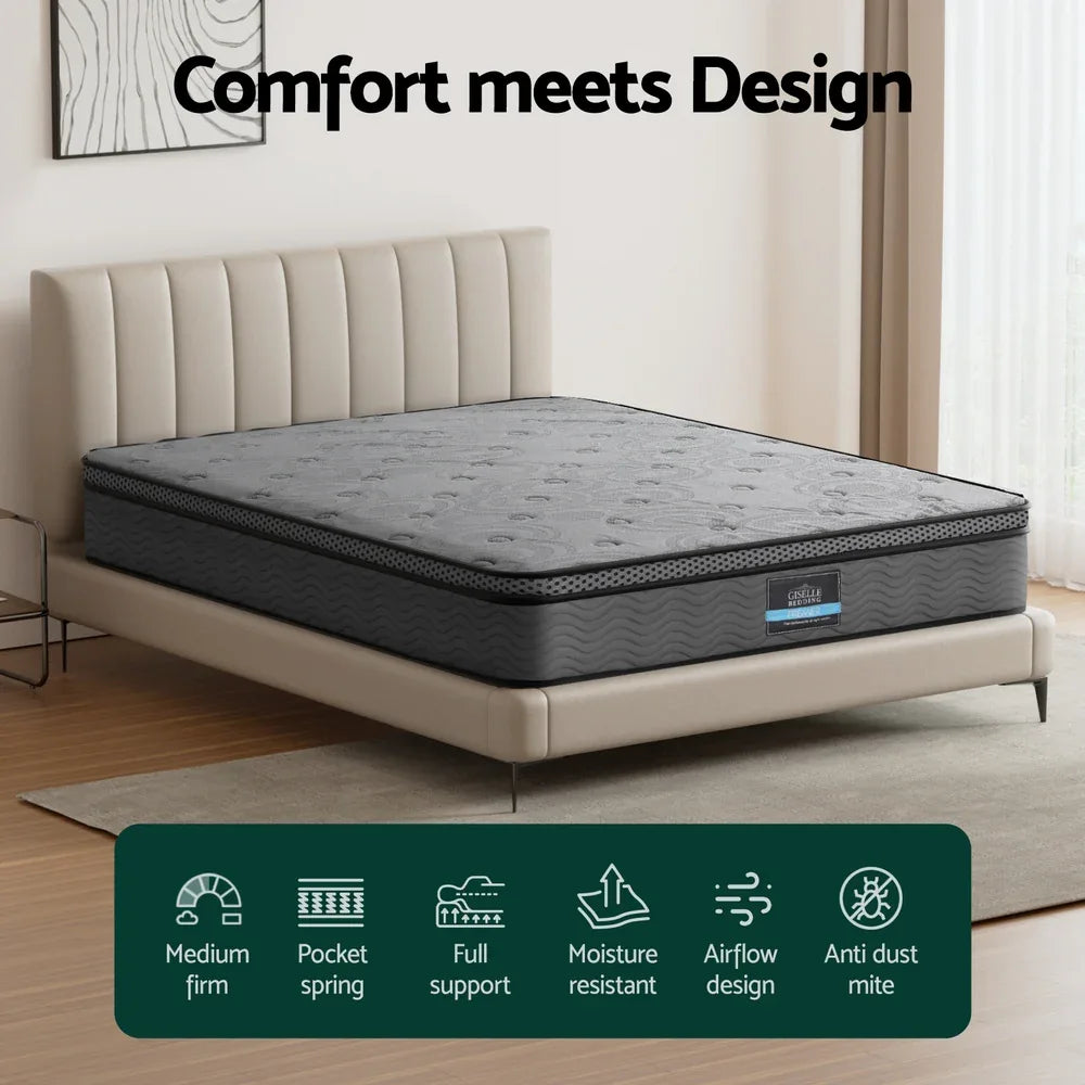 26cm Mattress Bed Giselle Double - Mekamart Australia