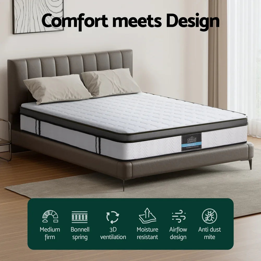 Giselle Mattress Cool Gel Foam 25cm King - Mekamart Australia