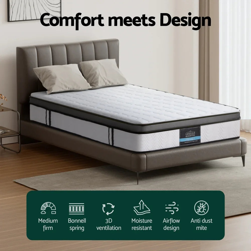 Giselle Mattress Cool Gel Foam 25cm Single - Mekamart Australia
