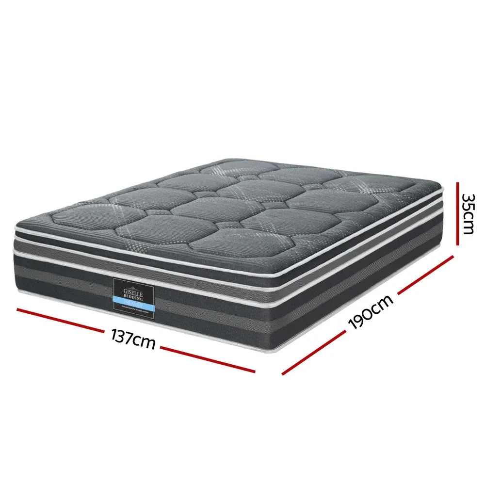 Giselle Bedding 35cm Mattress Bamboo Cover Double - Mekamart Australia