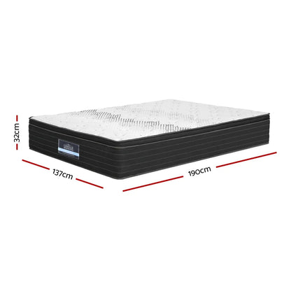 Giselle Bedding 32cm Mattress Extra Firm Double - Mekamart Australia