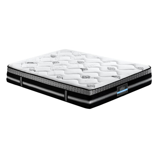 Giselle Bedding King Mattress 35cm Bed in a Box Pocket Spring Gel Memory Foam - Mekamart Australia