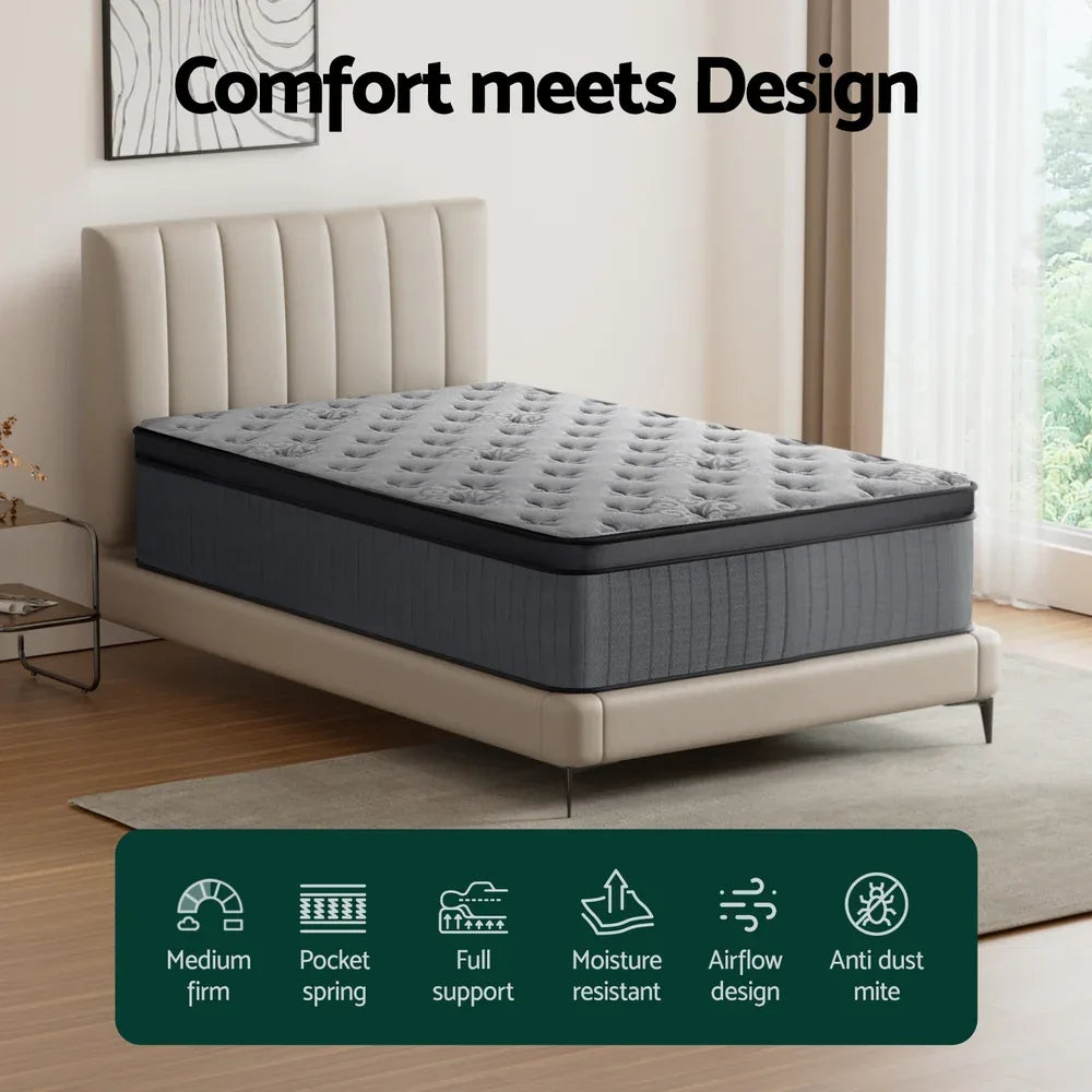 Bed Mattress Giselle 34cm Single - Mekamart Australia
