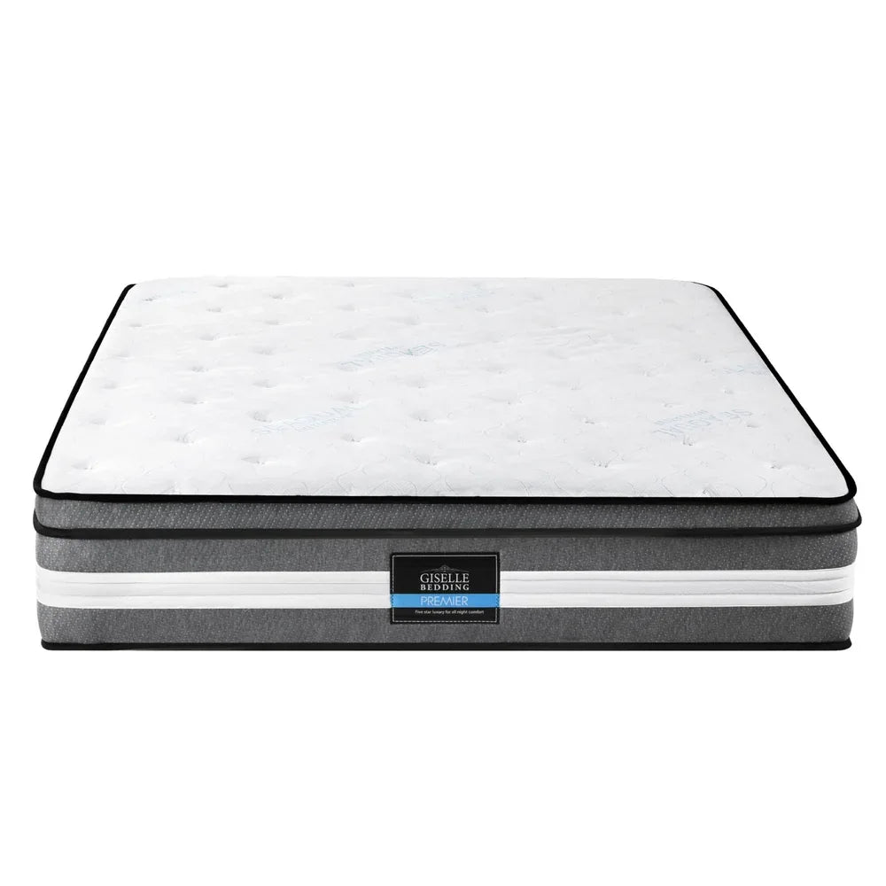 Giselle Bedding 30cm Mattress Gel Foam Pocket Spring Double - Mekamart Australia