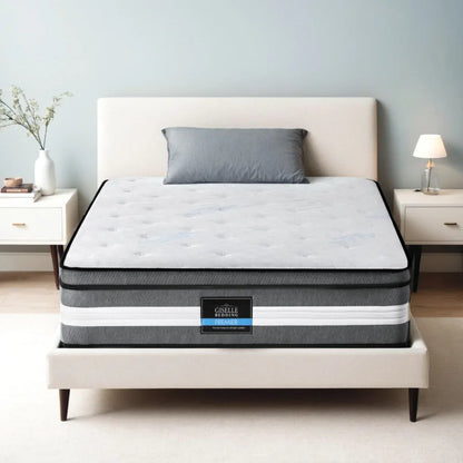 Giselle Bedding 30cm Mattress Gel Foam Pocket Spring Single - Mekamart Australia