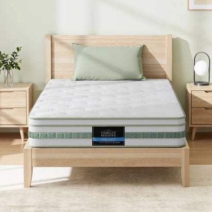 20cm Giselle Mattress King Single Green Tea Mattresses - Mekamart Australia