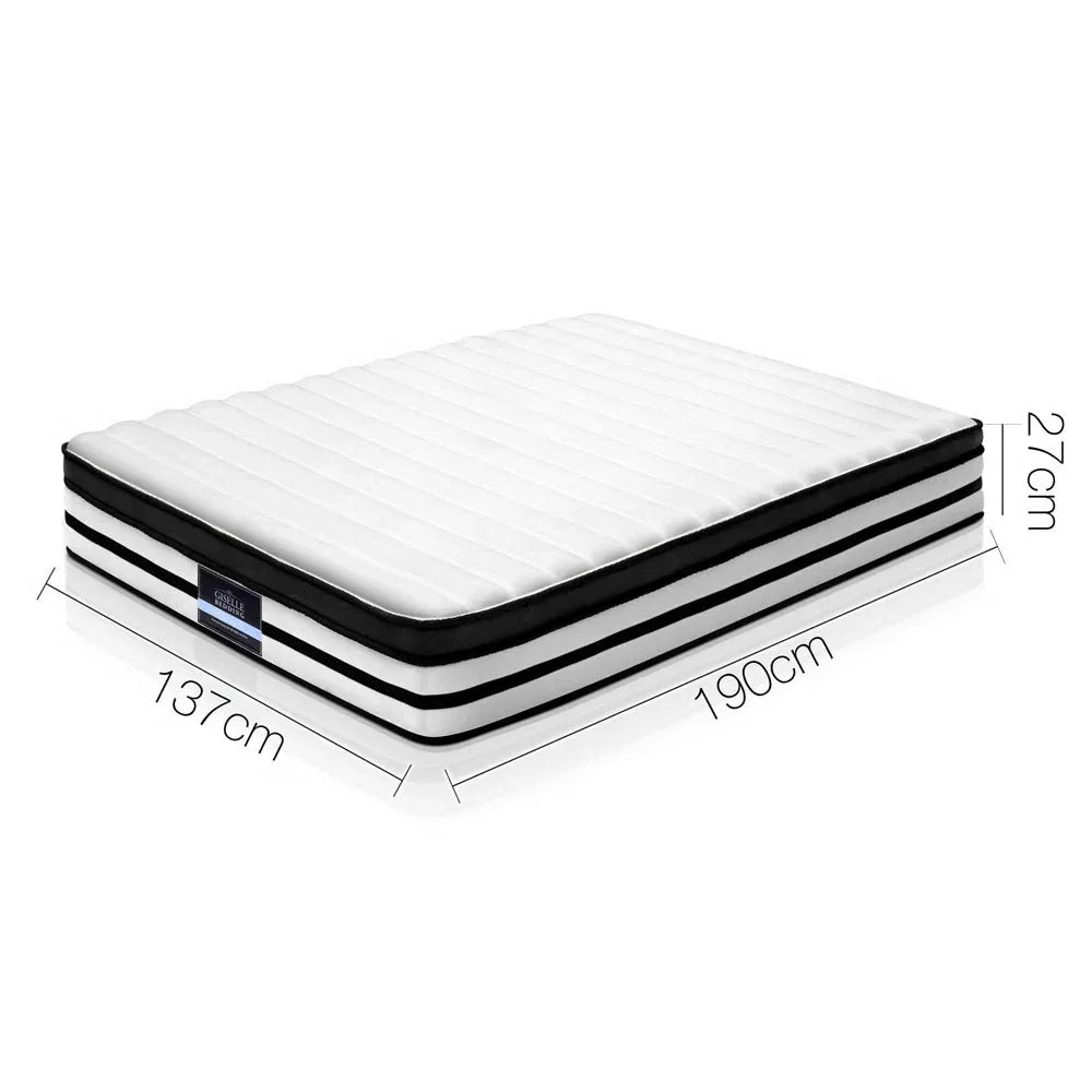 Giselle Bedding 27cm Mattress Euro Top Double - Mekamart Australia