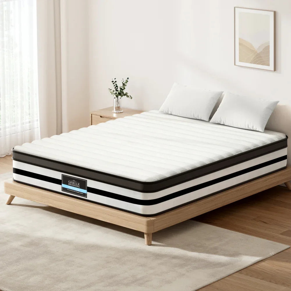 Giselle Bedding 27cm Mattress Euro Top King - Mekamart Australia