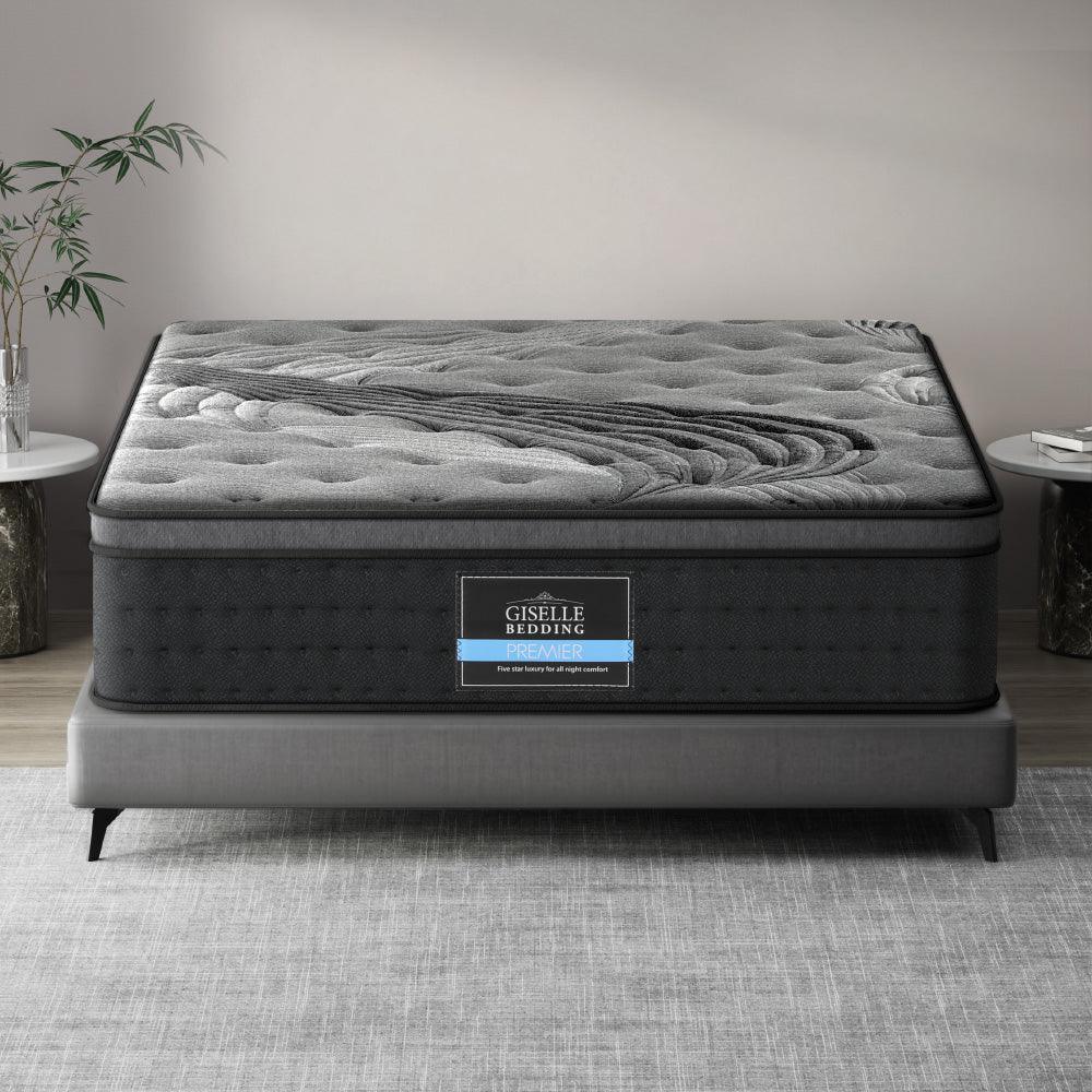 Giselle Bedding 34cm Mattress Bamboo Cover Single - Mekamart Australia