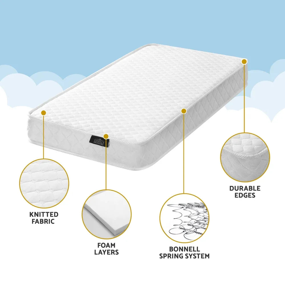 Giselle Baby Cot Mattress Spring Foam - Mekamart Australia