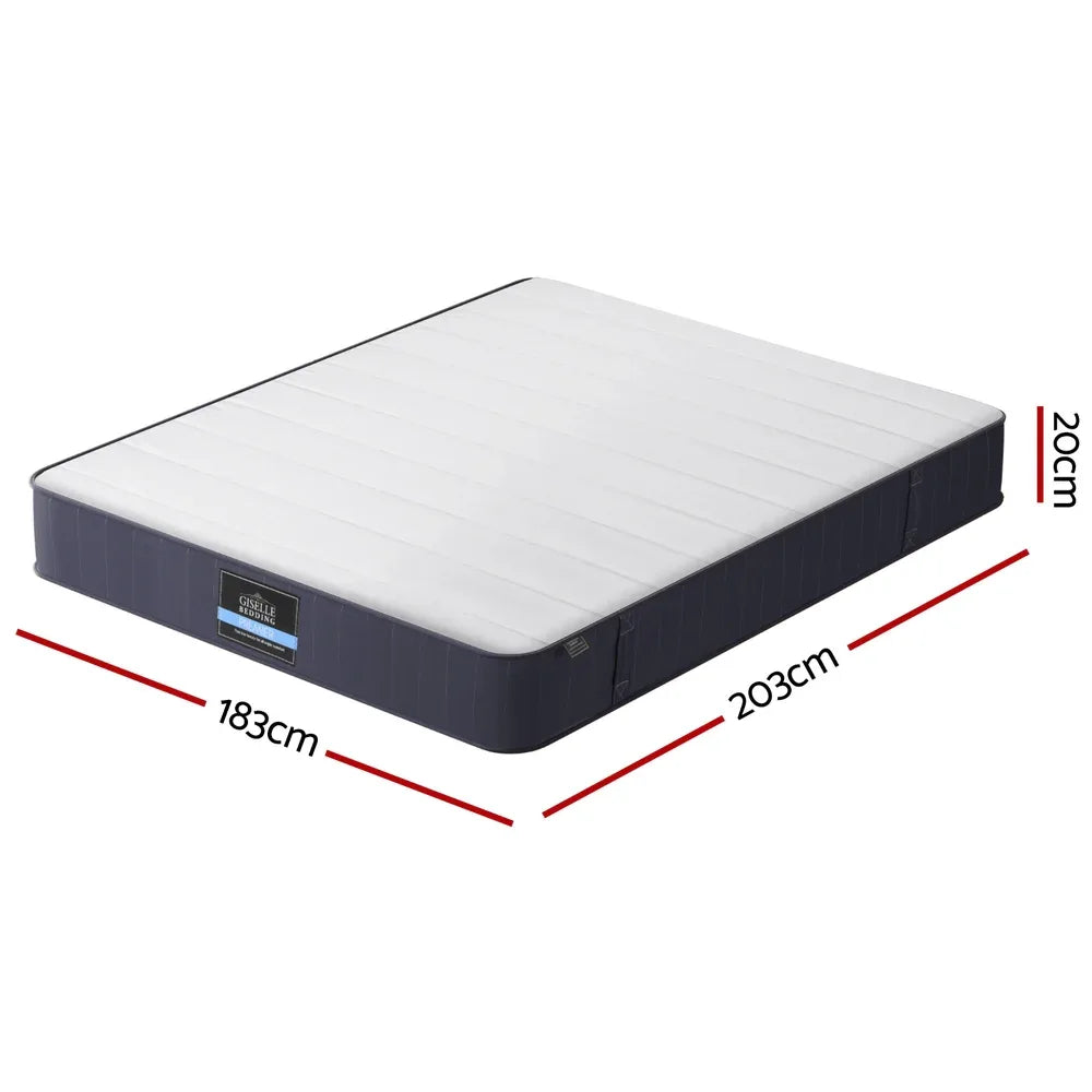 20cm Giselle Mattress King Bed Pocket Spring Mattresses - Mekamart Australia
