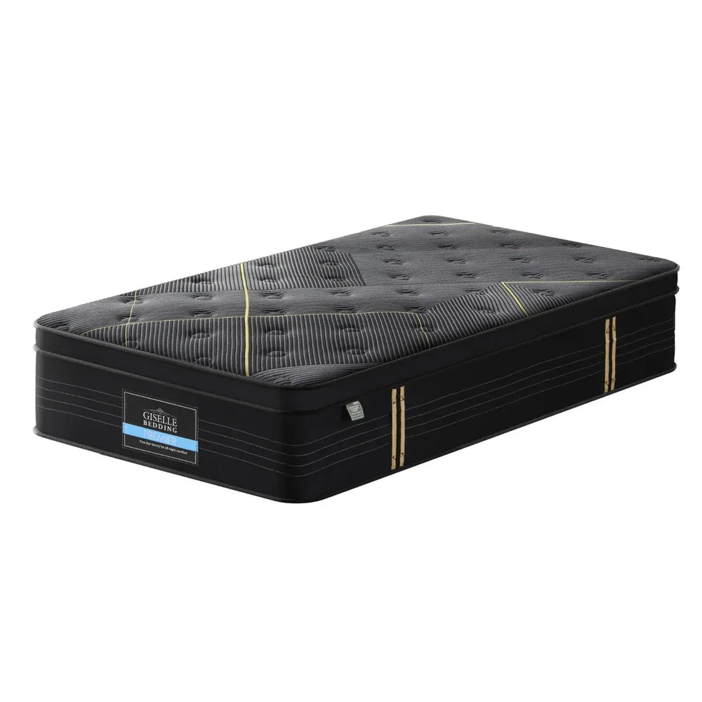 35cm Giselle Mattress King Single Bed Bamboo Pocket Firm Foam - Mekamart Australia