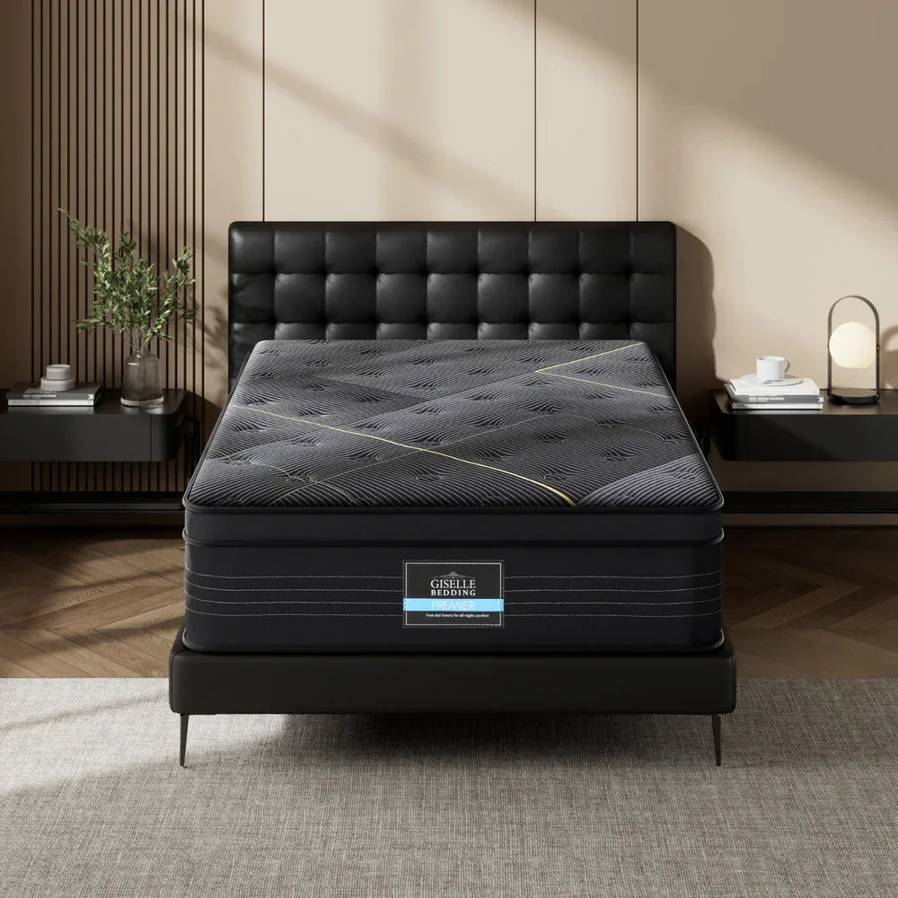 35cm Giselle Mattress Single Bed Bamboo Pocket Firm Foam - Mekamart Australia
