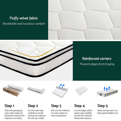 22cm Giselle Mattress KS Size - Mekamart Australia