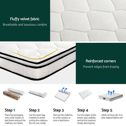 22cm Giselle Mattress Queen Size - Mekamart Australia