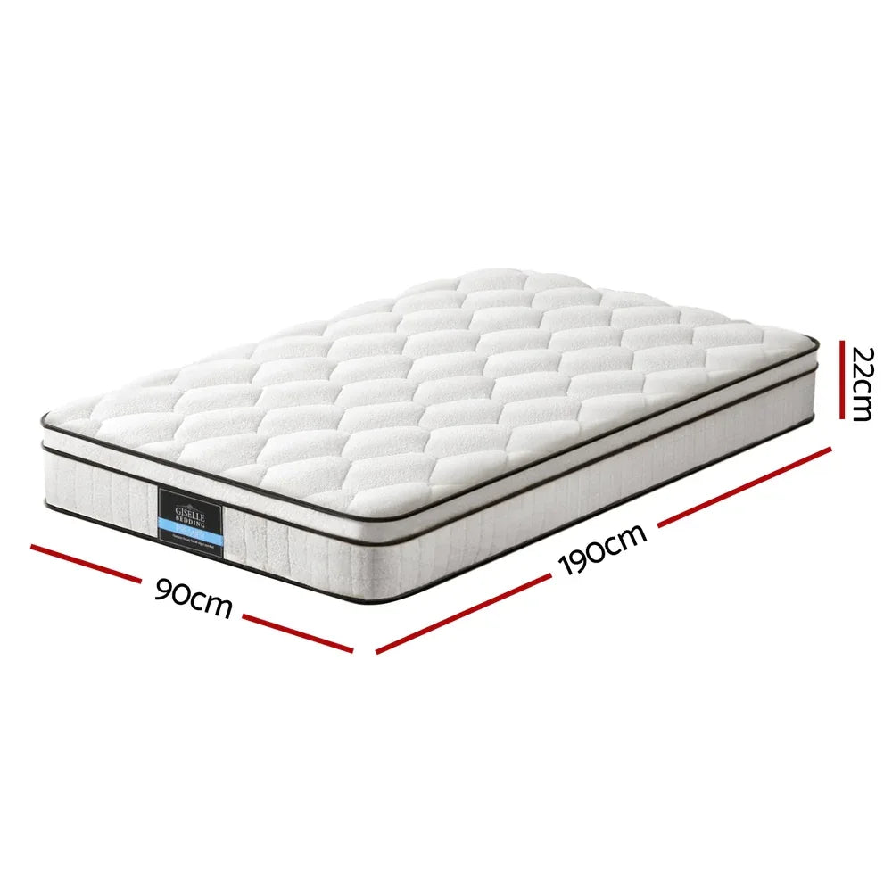 22cm Giselle Mattress Single Size - Mekamart Australia