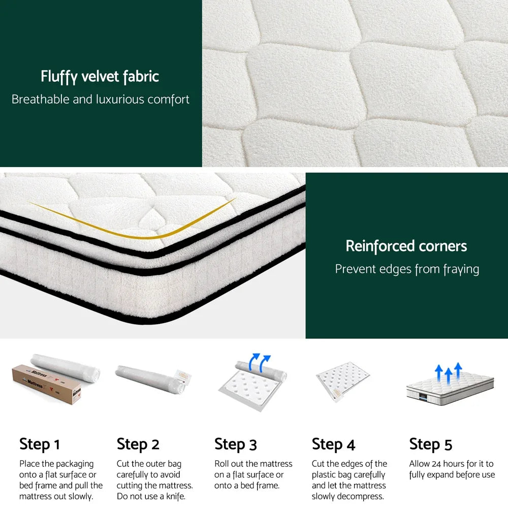 22cm Giselle Mattress Single Size - Mekamart Australia