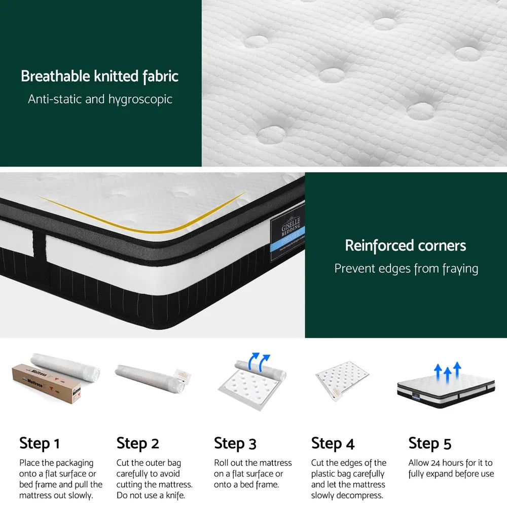 30cm Giselle Mattress Double Size - Mekamart Australia