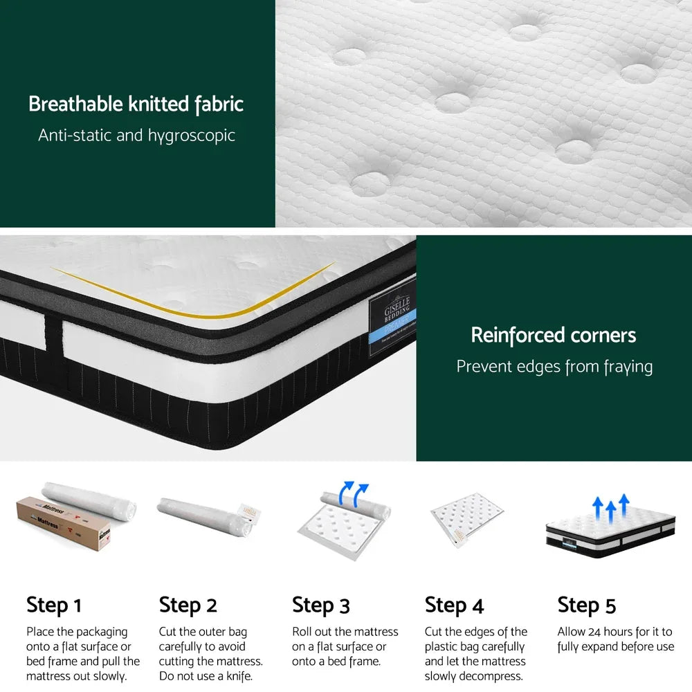 30cm Giselle Mattress Single Size - Mekamart Australia