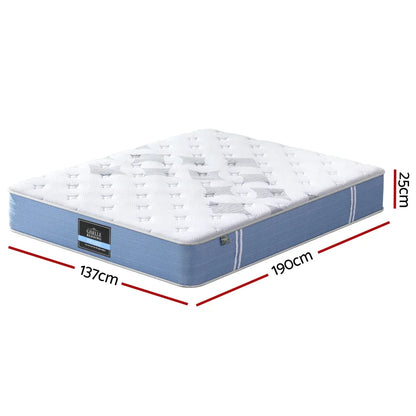 25cm Giselle Mattress Double Bed Pocket Spring Mattresses - Mekamart Australia
