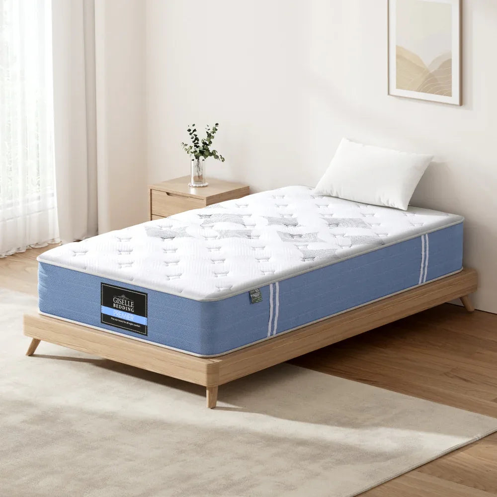25cm Giselle Mattress King Single Bed Pocket Spring Mattresses - Mekamart Australia