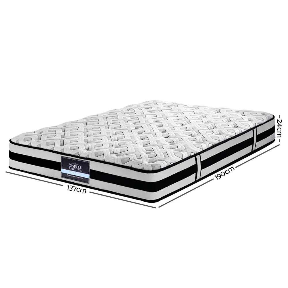 Giselle Bedding 24cm Mattress Super Firm Double - Mekamart Australia
