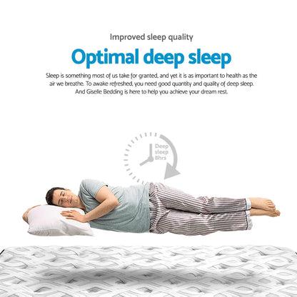 Giselle Bedding 24cm Mattress Super Firm King - Mekamart Australia