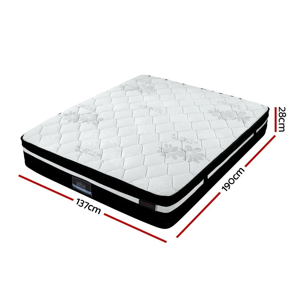 Giselle Bedding 28cm Mattress Super Firm Double - Mekamart Australia