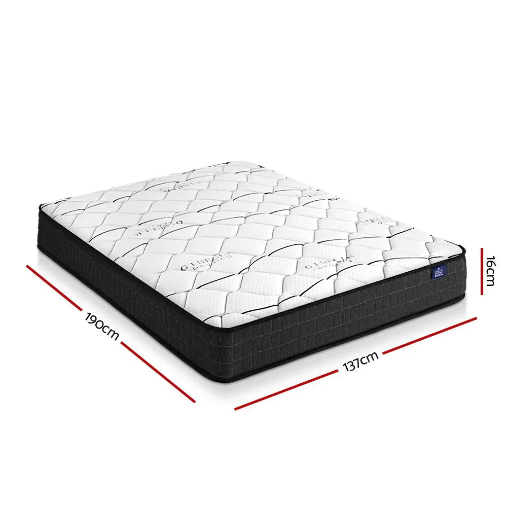 Giselle Bedding 16cm Mattress Medium Firm Double - Mekamart Australia