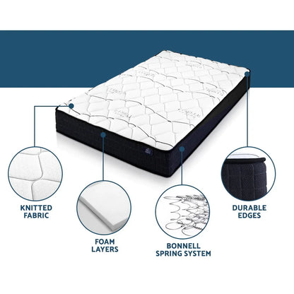 Giselle Bedding 16cm Mattress Medium Firm King Single - Mekamart Australia