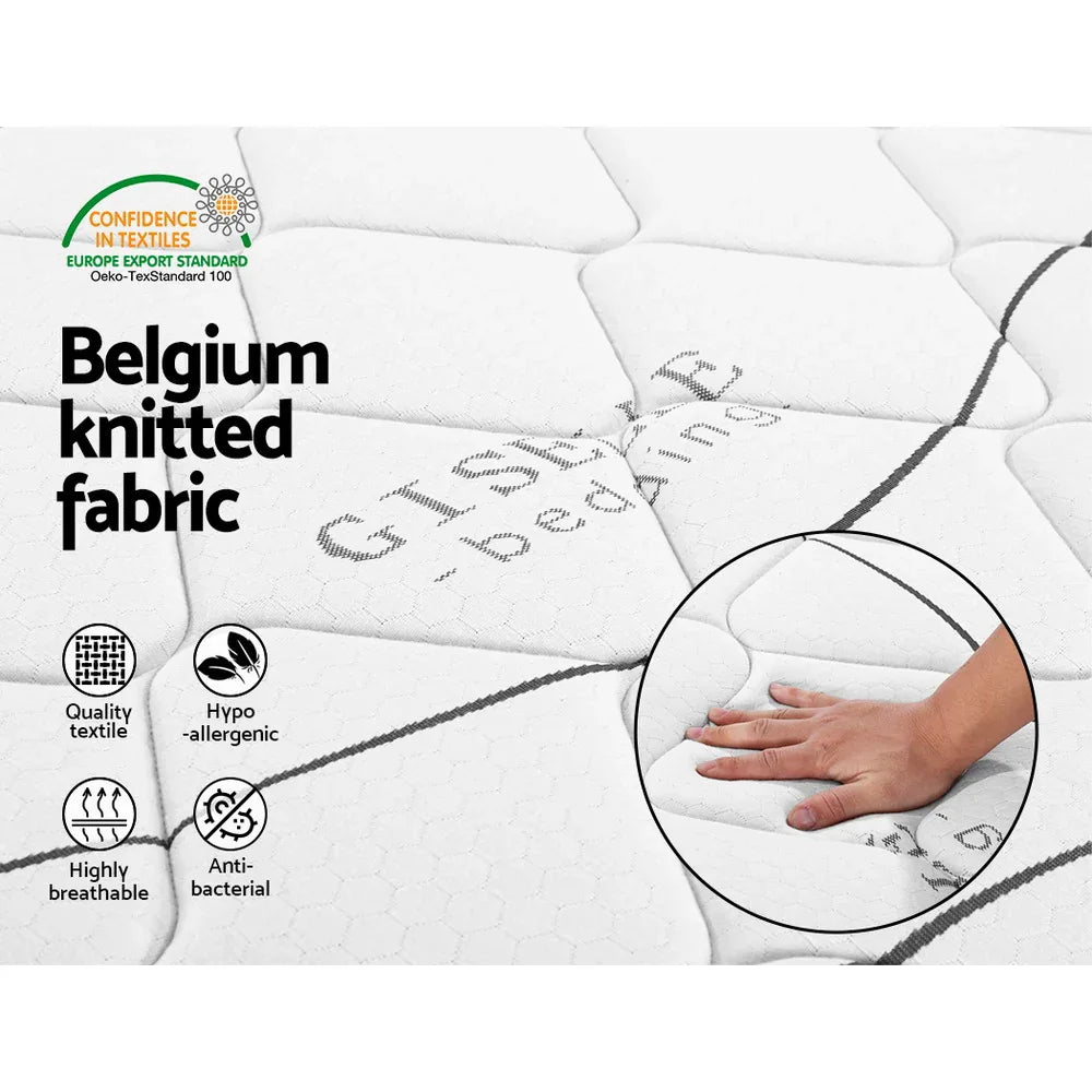 Giselle Bedding 16cm Mattress Medium Firm King Single - Mekamart Australia