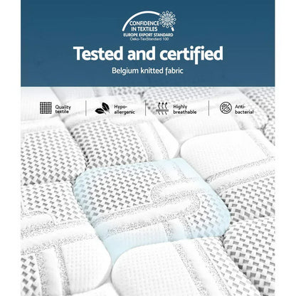 Giselle Bedding 36cm Mattress Cool Gel Memory Foam King Single - Mekamart Australia