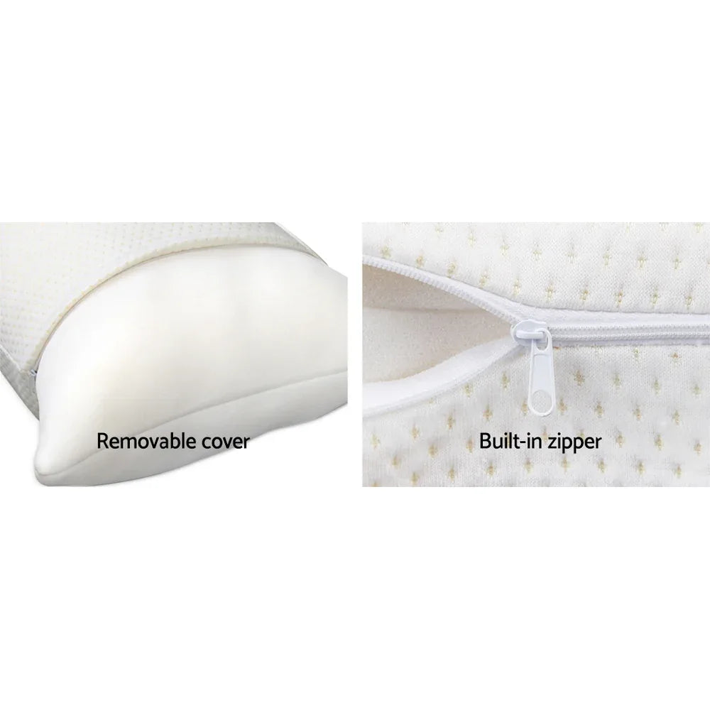 Giselle Bedding Memory Foam Pillow 19cm Thick Twin Pack - Mekamart Australia