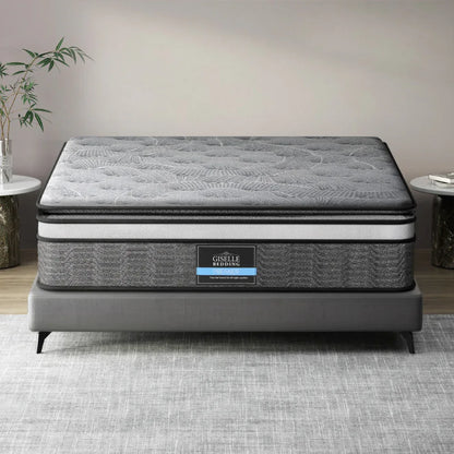Giselle Bedding 34cm Mattress Double Layer Pocket Spring Double - Mekamart Australia