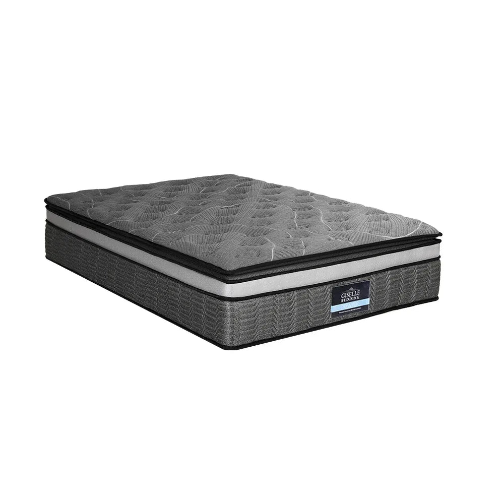 Giselle Bedding 34cm Mattress Double Layer Pocket Spring King - Mekamart Australia