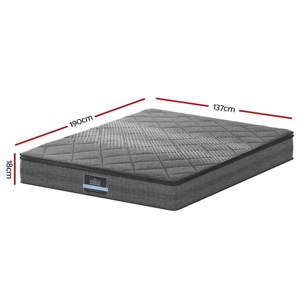 Giselle Bedding 18cm Mattress Pillow Top Double - Mekamart Australia