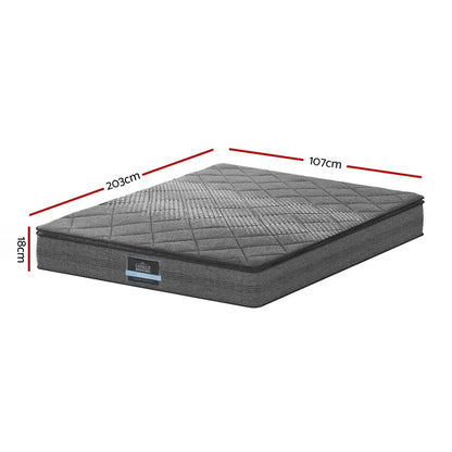 Giselle Bedding 18cm Mattress Pillow Top King Single - Mekamart Australia