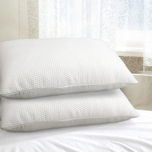 Giselle Bedding Memory Foam Pillow 13cm Thick Twin Pack - Mekamart Australia