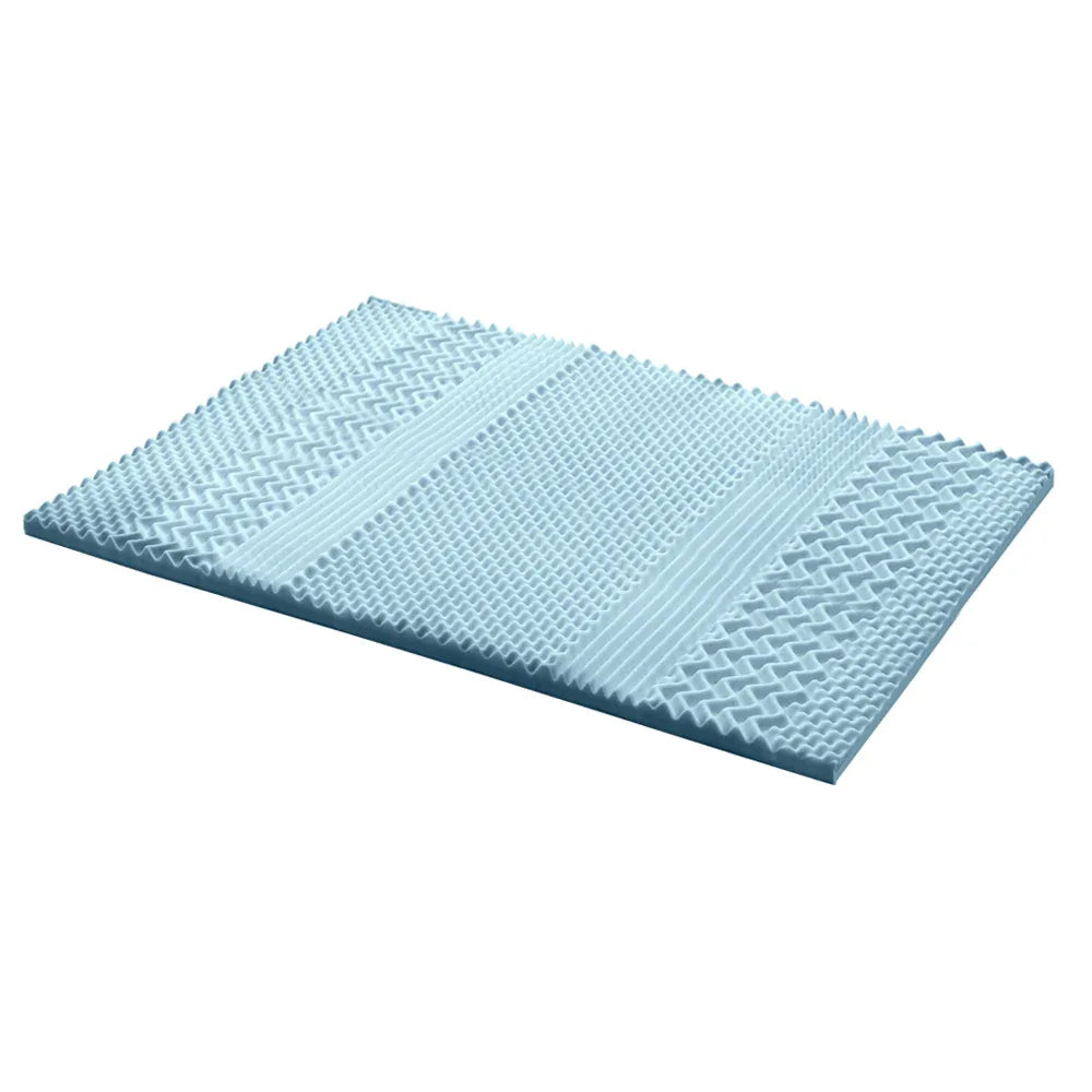 Giselle Bedding Memory Foam Mattress Topper 7-Zone 5cm Double - Mekamart Australia