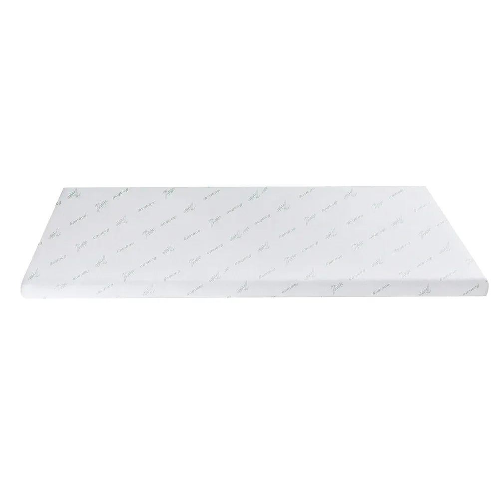 Giselle Bedding 8cm Memory Foam Mattress Topper 7-Zone Graphite Double - Mekamart Australia