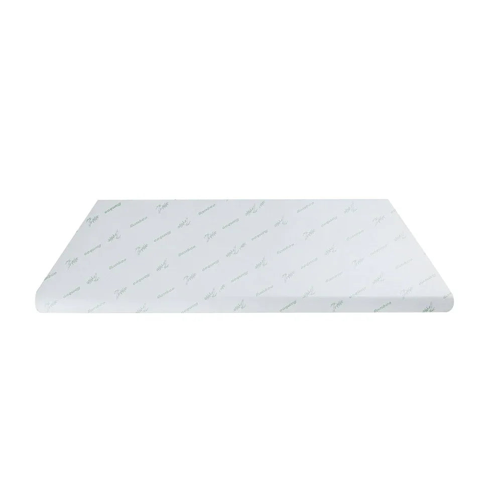 Giselle Bedding 8cm Memory Foam Mattress Topper 7-Zone Graphite Single - Mekamart Australia