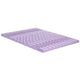 Giselle 8cm Memory Foam Mattress Topper Lavender Infused Bamboo Cover 7-Zone Queen - Mekamart Australia