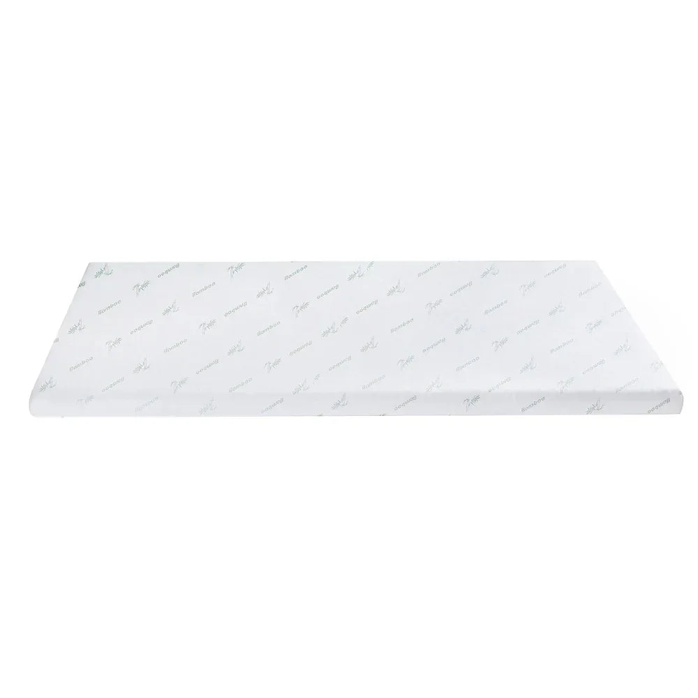 Giselle 8cm Memory Foam Mattress Topper Lavender Infused Bamboo Cover 7-Zone Queen - Mekamart Australia